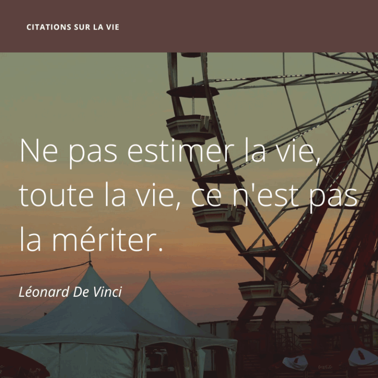 citation de vie artistique